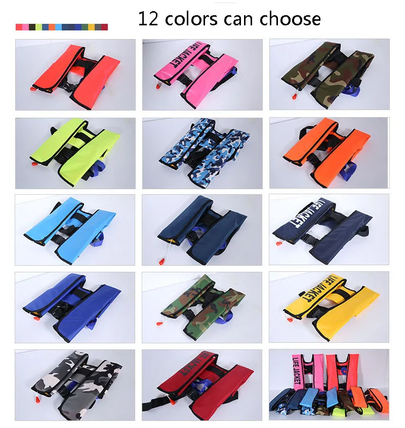 Chaleco salvavidas inflable Manual para mujer/hombre salvavidas automático colete salva vidas - 2