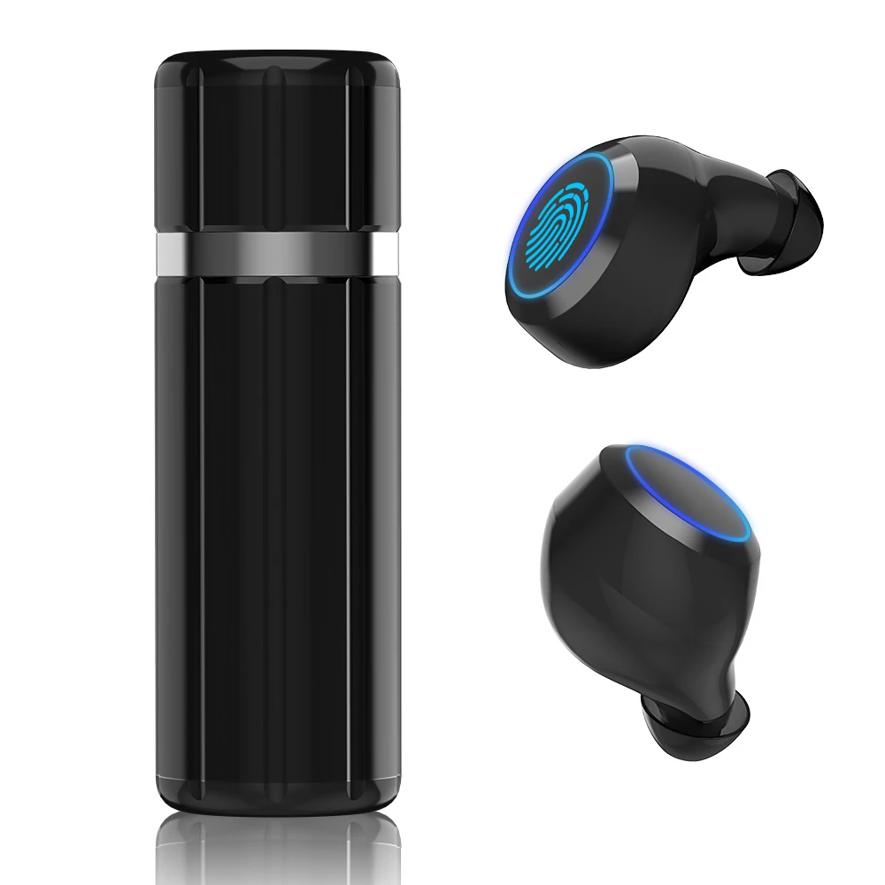 

HM51 Cylindrical TWS In-Ear Hifi Wireless Earphones Touch Control Stereo Bluetooth 5.0 Headset Sports Earbuds With Charging Box
