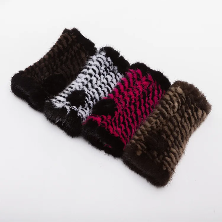Luxury good quality Winter mink fur gloves for women Knitted Mink Fur Fingerless Genuine Gloves 2017 New Wome (15)
