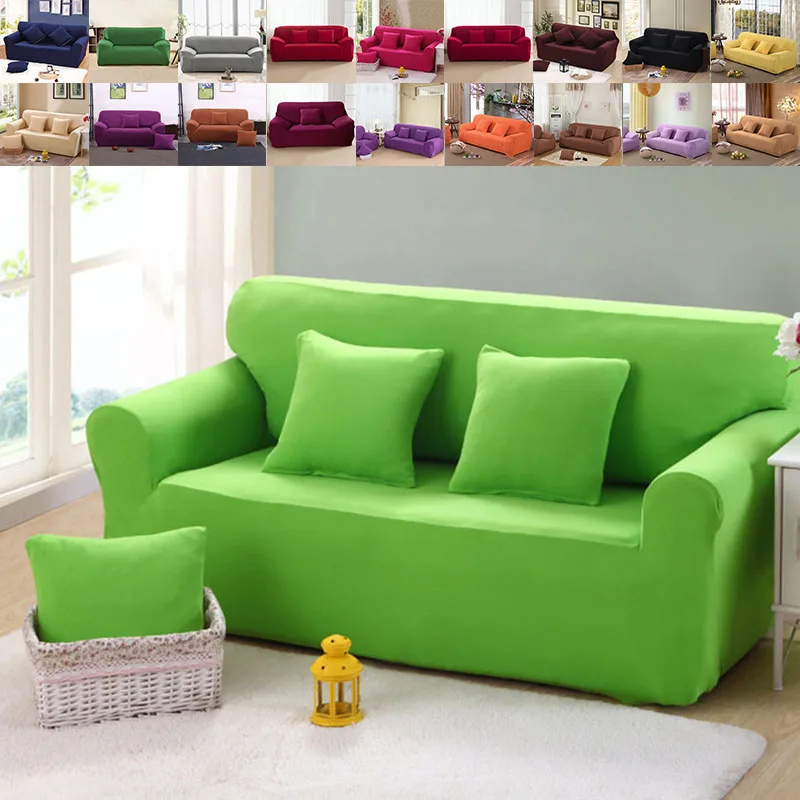 Varmhus эластичный сплошной цвет чехлы для стульев диван 4 Seaters протектор чехол для дивана чехол для гостиной домашний декор