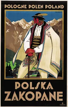 

Poland Tourism Travel Posters Polska Zakopane Classic Wall Stickers Canvas Painting Vintage Poster Home Bar Decor Gift