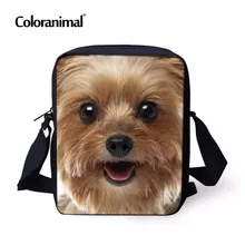 Coloranimal милые 3D Животные Йоркширский терьер печати небольшие школьные рюкзаки для подростков девочек мальчиков детская сумка через плечо