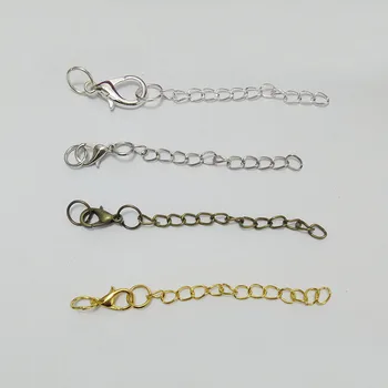 

lobster claw clasp extended extension chains jump rings charms necklace pendant connector bail bracelet Ropes cords Hook crimps