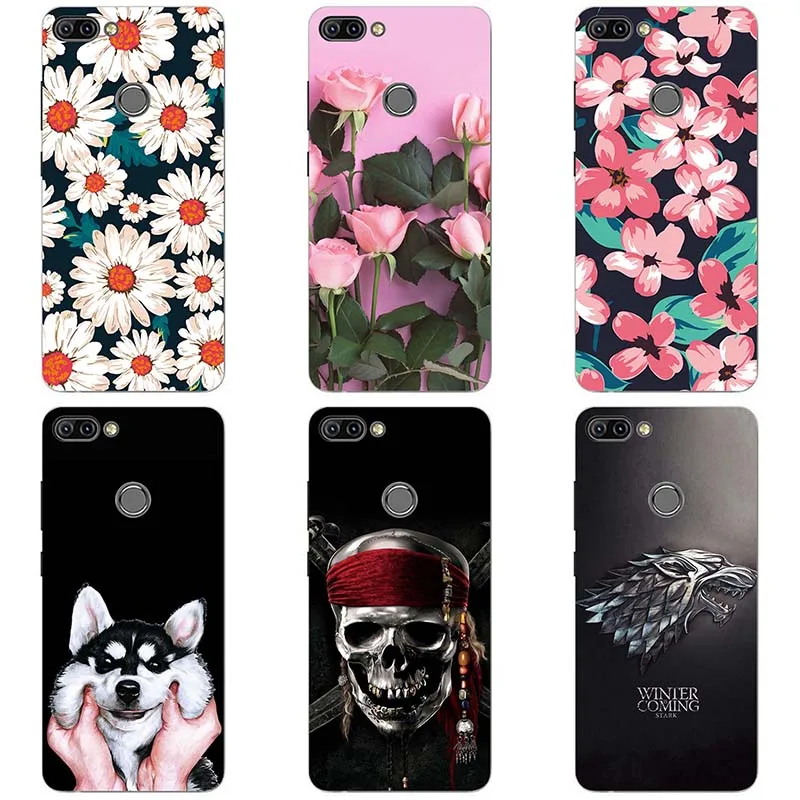 

For Tecno Phantom 8 Soft silicone Phone Cases For Tecno Phantom 8 Soft TPU Material Back Cover Coque Print painting Flower style