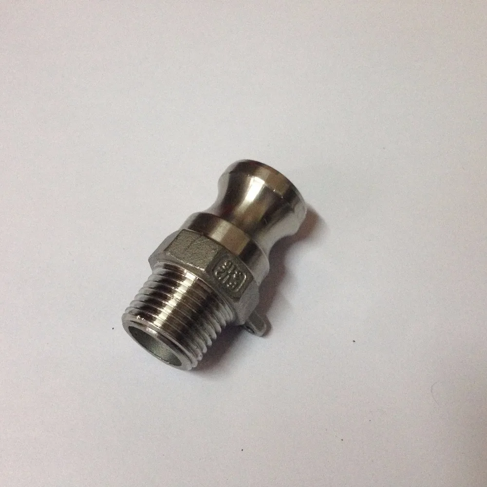 Camlock QD 1/2 Type F, Stainless Steel 316, Homebrew Fitting, 1/2