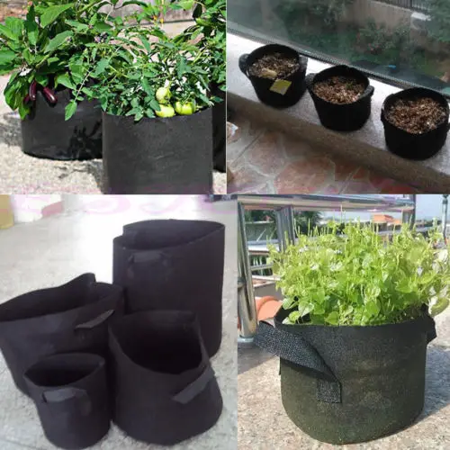 

Fashion Potato Grow Planter Container Bag Pouch Storage Bag Container Organizer Root Plant Growing Pot Window Bags Case