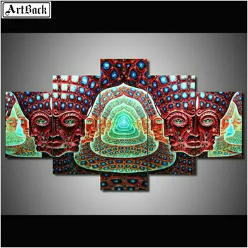

Multi-painting 5d diy diamond painting abstract icon full square diamond mosaic 3d round diamond embroidery set sticker