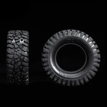 2 шт. 1/10 Весы RC автомобиль гусеничные резиновые шины 1.9 '2." 115 мм RC Гусеничный Шины грузовых автомобилей шин кожи Подходит для осевой SCX10