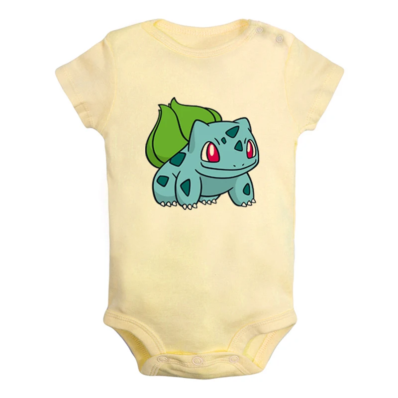 Покемон чармандер Bulbasaur Charizard Пикачу Сквиртл новорожденных мальчиков и девочек униформа-комбинезон с принтом для младенцев