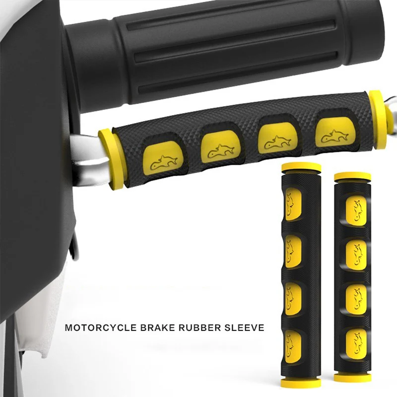 

Motorbike Handle Bar Part Off-road Motorcycle Horns Hand Grip Anti-slip Rubber Cover Handlebar Gloves Modification Accessories