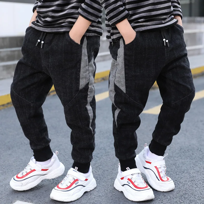 

2020Spring Autumn New Boy Fashion Casual Loose Jeans