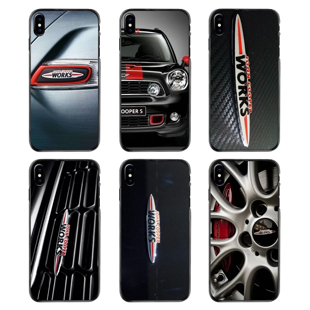 Аксессуары чехлы для телефонов Чехол mini cooper jcw логотип постер Samsung Galaxy Note 2 3 4 5 S2 S3 S4