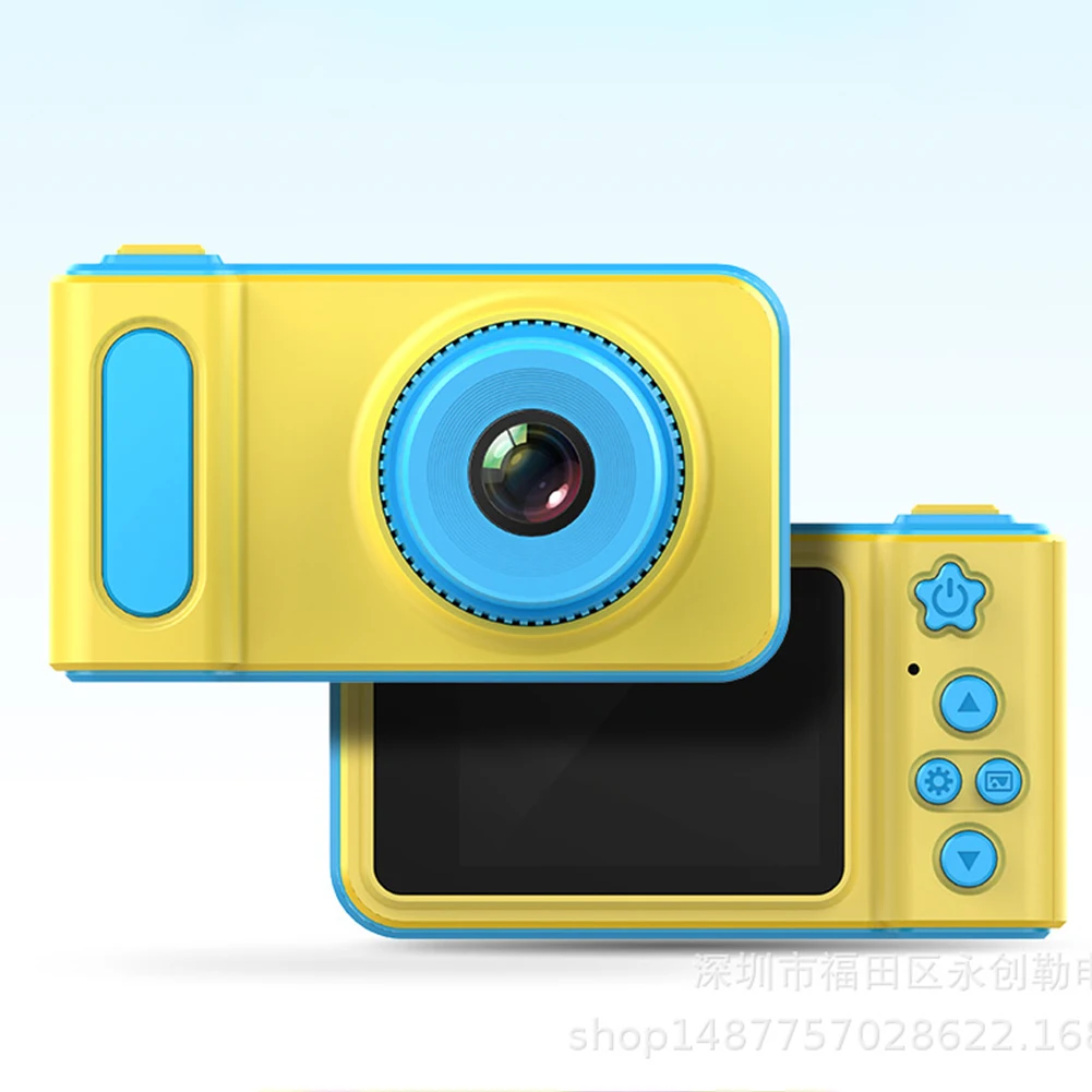 Детский фотоаппарат милый анти-погремушка путешествия HD экран фотография мультфильм видеокамера подарки батарея питание Мини цифровой 2 д...