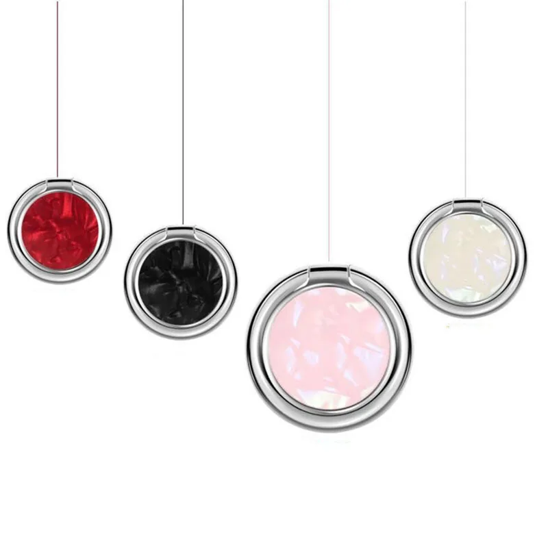 

Fashion 360 Degree Round Metal Shell Pattern Finger Ring Smartphone Stand All Phone Case Holder Sticker Cute Cover Caqa Couqa