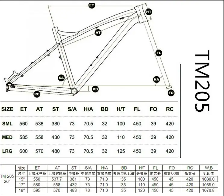 Flash Deal Kinesis tm205 mountain bike frame aluminum frame Disc brake frame 15/17/18/19inch frame bicycle parts 1