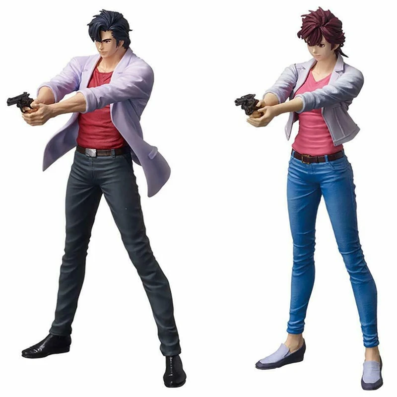 

WSTXBD Original BANPRESTO City Hunter Movie CREATOR Ryo Saeba Kaori Makimura Figure Set Model Toys Figurals Dolls Figurals