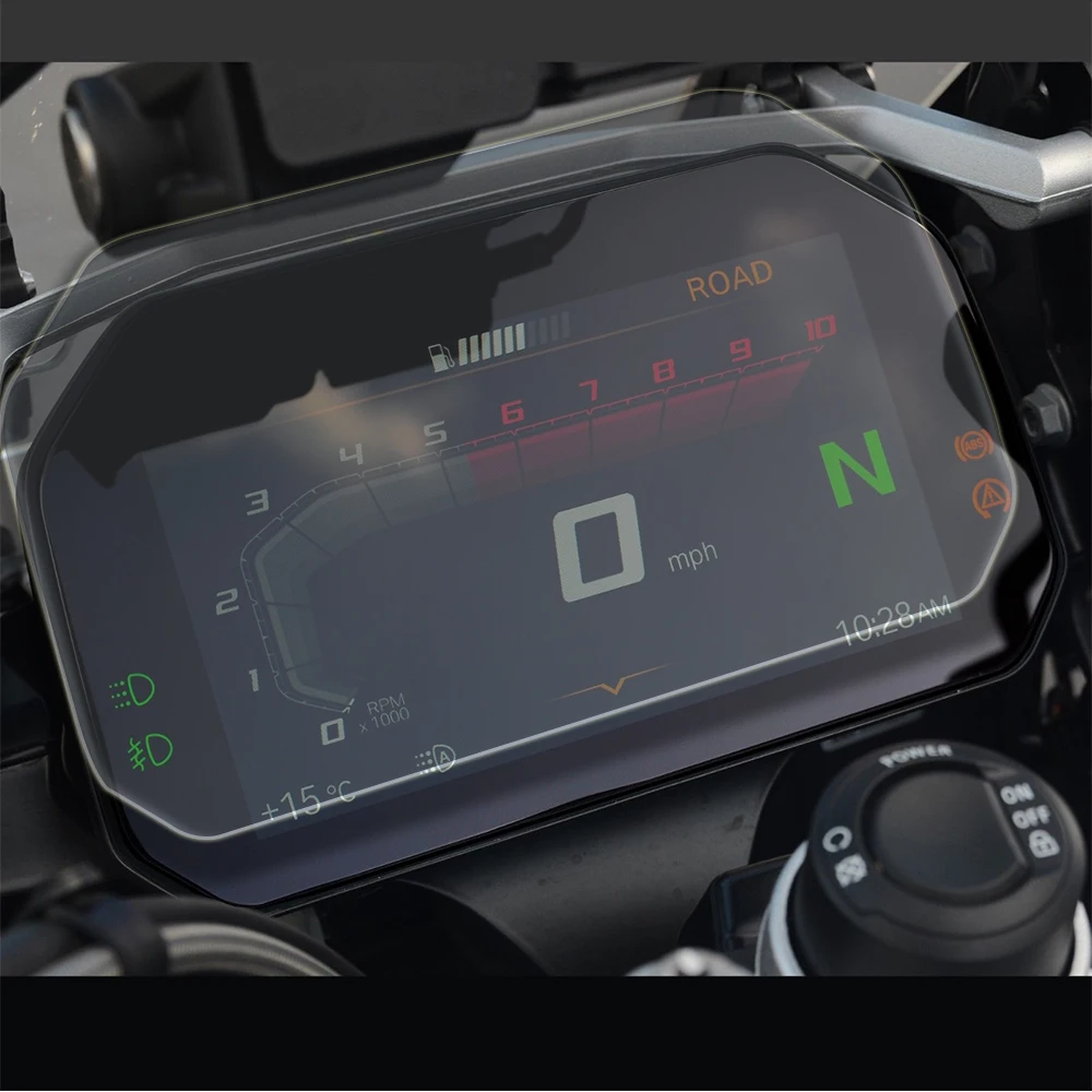 For BMW R1200GS LC R1250GS ADV 2018 2019 Cluster Scratch Protection Film Screen Protector TPU C400X