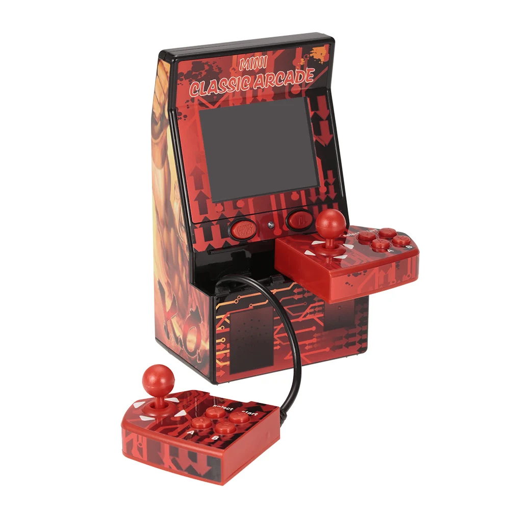 

Upgraded Mini Portable Arcade Joystick Machine Classical Style 183 Video Game Built-in Arcade Game Console Handheld Toys