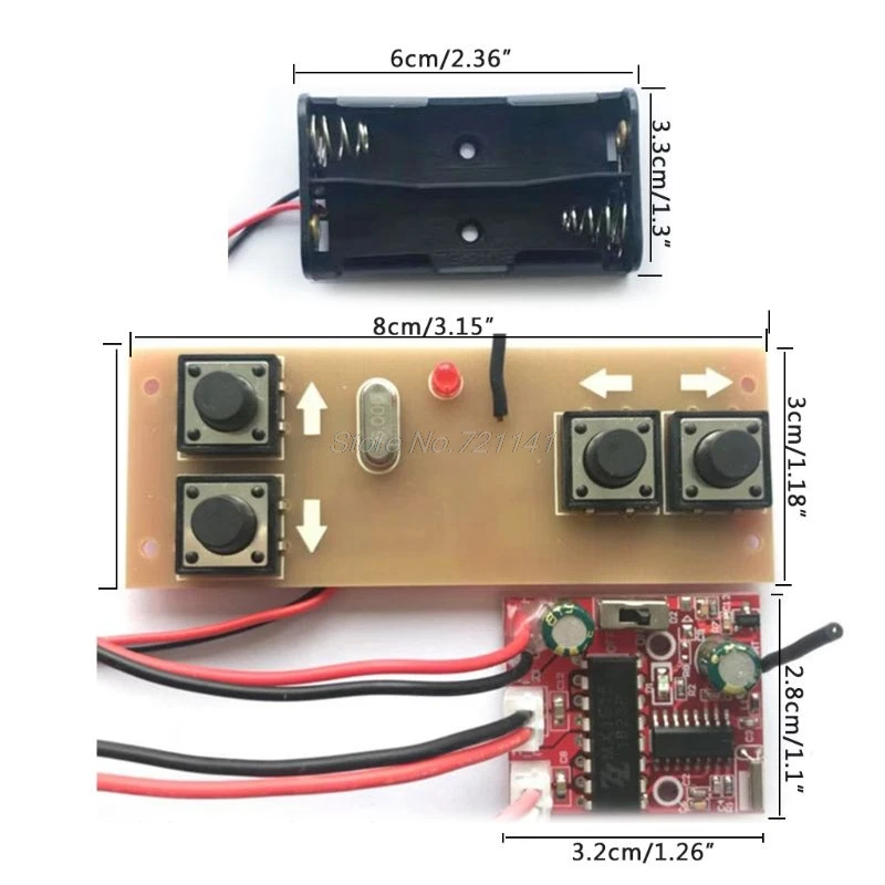 remote control car circuit board with remote