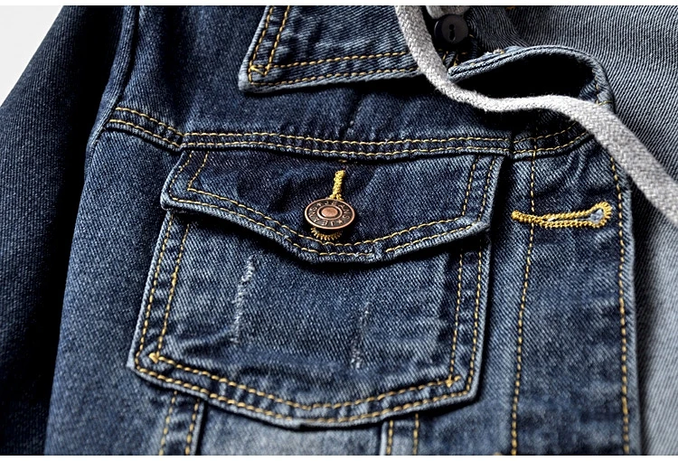 com capuz casual feminino jeans jaqueta 5xl