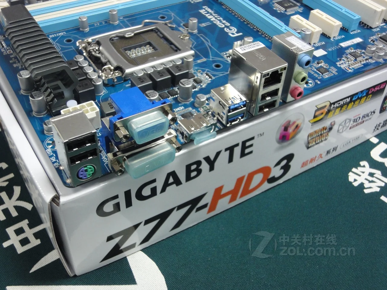 Gigabyte GA-Z77-HD3 оригинальная материнская плата LGA 1155 DDR3 USB3.0 32G Z77 Z77-HD3 Z77 HD3 настольных 22nm процессор б/у