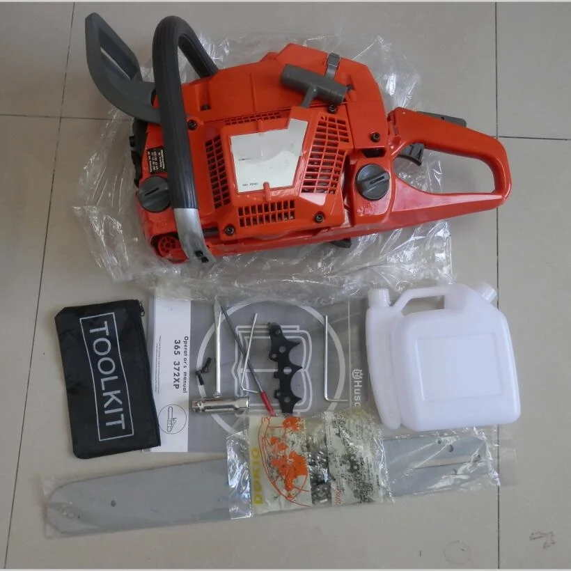 

365 GASOLINE CHAINSAW W/ GUIDE BAR & PITCH 3/8" CHAIN 65CC 2 STROKE HORSE POWER STRONG PETROL HUS 65.1CC OEM CHAIN SAW