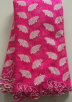 

2019 Latest French Nigerian Laces Fabrics High Quality Tulle African Laces Fabric Wedding African French Tulle Lace ELL3040