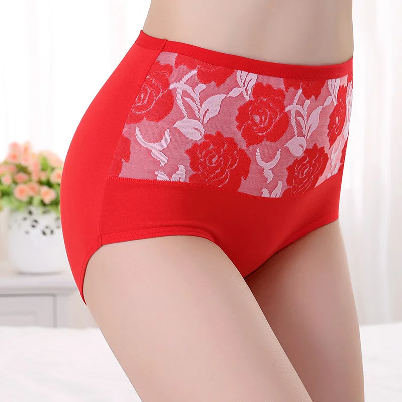 Buy Amazing High Waist Lady Women S Briefs Sexy Panties Woman Underwear Cotton
