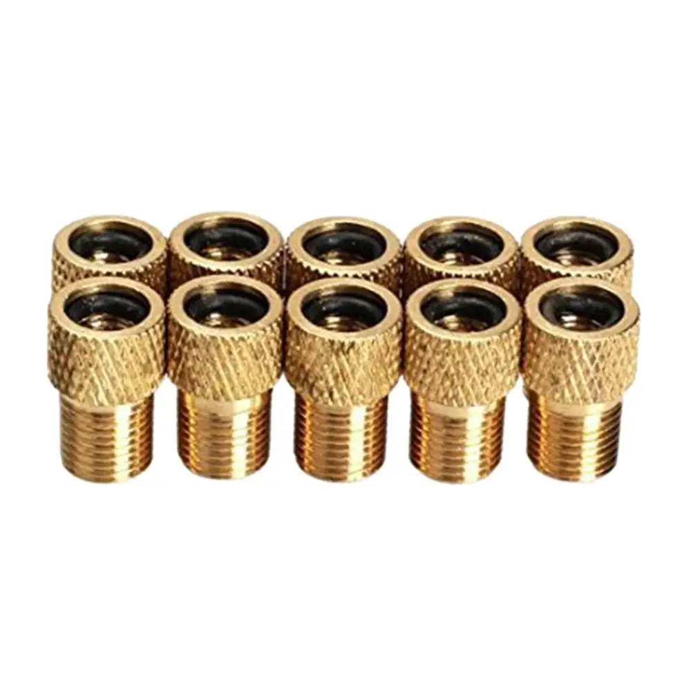 

Bike Bicycle Air Pump Adapter Converter Zinc Alloy Bicycle Valve - 10pcs/set
