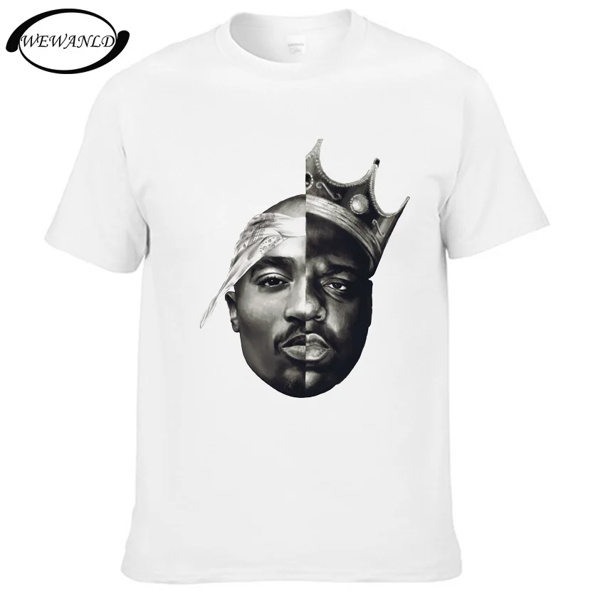 2017 New Summer Youth Short Sleeve Tupac Rock T shirt Men 2pac Hip Hop Casual Tees Mens Hipster 
