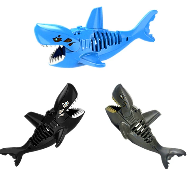 Special Price 3 Colors Plastic Ghost Zombie Shark PG1008 Action Bricks Single Sale Pirates Building Toys For Children kid Christmas Brinquedos