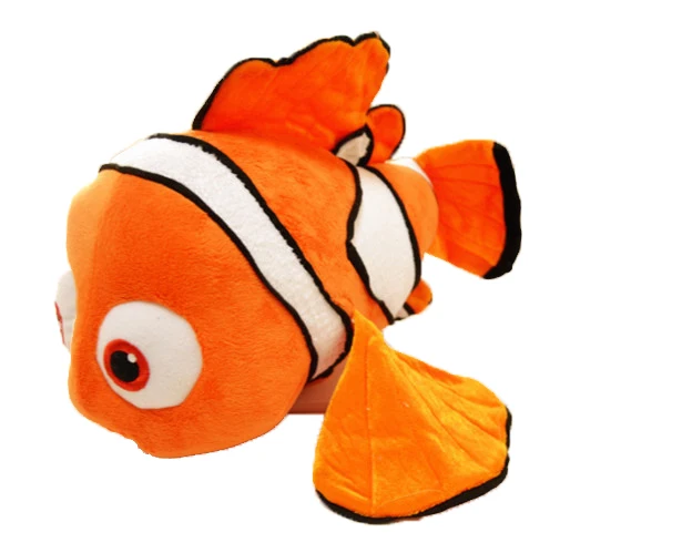 

25/45cm Finding Nemo Clown Fish Plush Toys  Kawaii Soft Stuffed Animal Kids Toys Golden Fish Pillow Children Birthday Gift W60