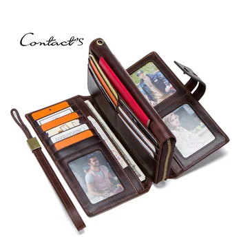

Men wallets leather wallet top layer leather tri-fold clutch purse