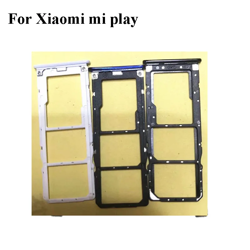

For Xiaomi Mi Play SIM Card Tray + Micro SD Card Tray Holder Slot Adapter Socket For Xiaomi Mi Play miplay replacement parts