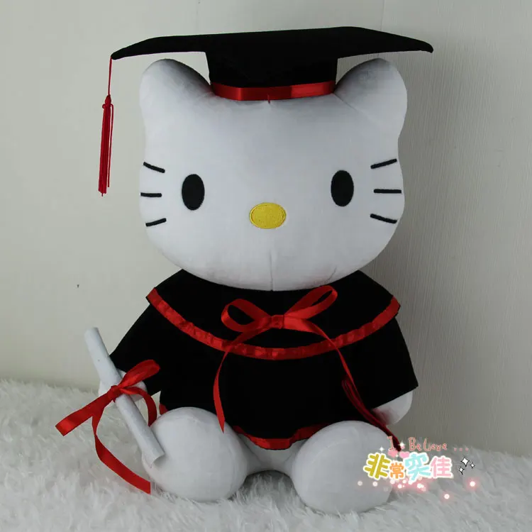 hello kitty graduation plush