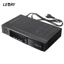 LEORY HD 1080P T2+S2 Video Broadcasting Satellite Receiver Box TV HDTV Composite Digital High-definition Receiver EU/UK Plug