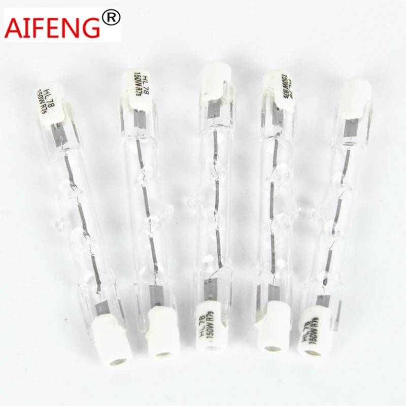 AIFENG 78 мм 118 галогенная лампа J78 J118 150 W 500 R7S двухсторонняя нити потолочные
