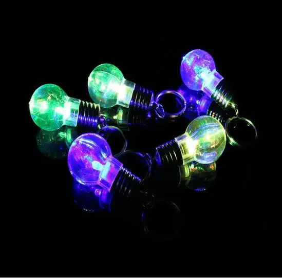 50pcs New Silver Bright Creative LED Flash Mini Bulb Design Clear Lamp