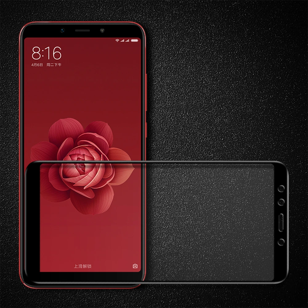 Комплект из 3 предметов, красный mi 6 6Pro закаленное Стекло для Xiaomi mi A2 Lite Red mi 6 6A 6 Pro Высокое качество полное покрытие Экран протектор для защиты от царапин