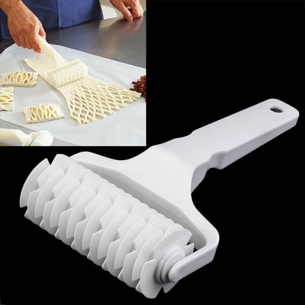 Высококачественный пластиковый кухонный инструмент для выпечки тесто хлебное Печенье Пицца пирога для выпечки Сетка роликовый резак