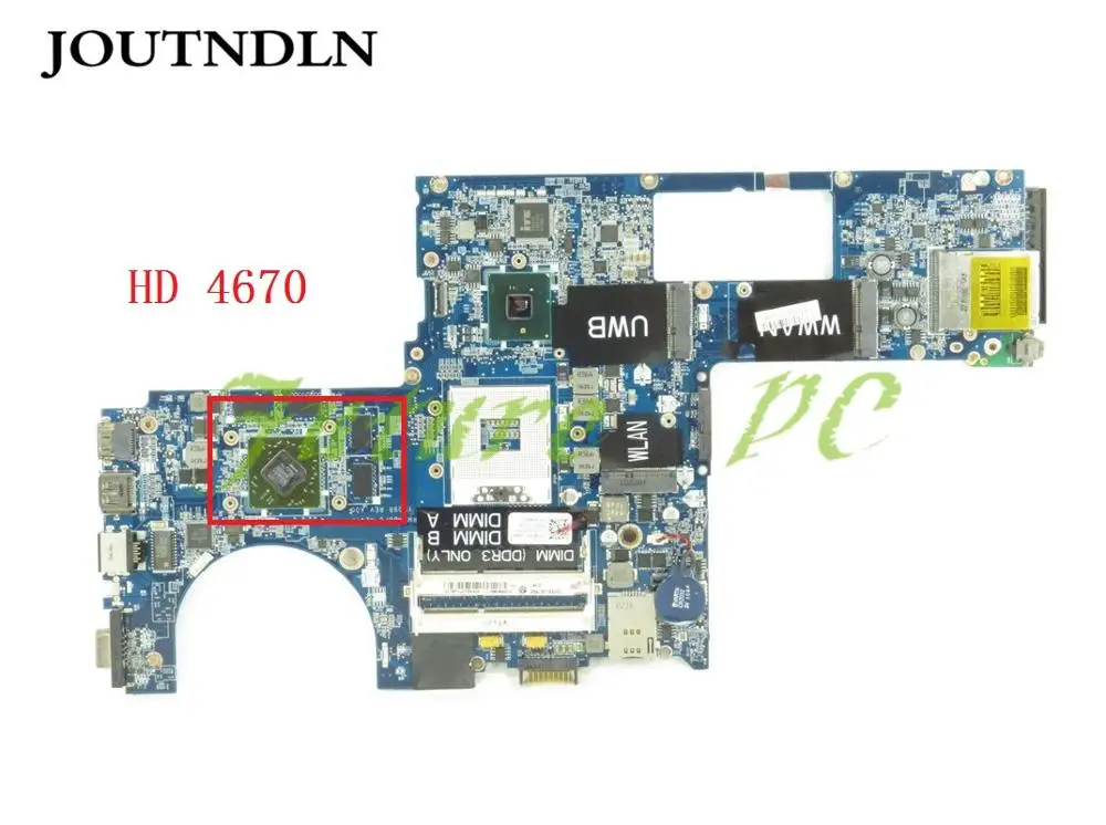 Материнская плата JOUTNDLN для ноутбука Dell Studio XPS 1647 1645 DDR3 65C2K 065C2K DA0RM5MB8E0 W/ HD4670 GPU