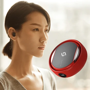 

Waterproof Sports 4.2 with Charging Cable Build-in Mic Bluetooth Headphone Rotating TWS Bluetooth Earphone Headset