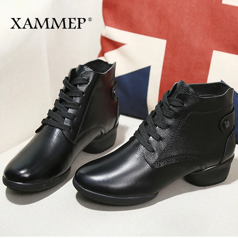 Женские танцевальные туфли Xammep из натуральной кожи Современные этнические