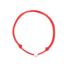 G. YCX 5 шт./компл. Серебряный Взгляд Красный строка дружбы браслеты нержавеющая сталь регулируемый красная веревка на удачу пара Bracelts для женщин комплект браслетов нержавеющей стали