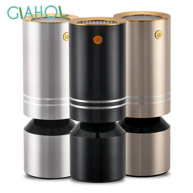 Kopen 3 in 1 Negatieve ionen Auto Luchtreiniger HEPA Filter Auto Actieve Carbon Filter Luchtzuiverende Machine USB luchtverfrisser Super Mute