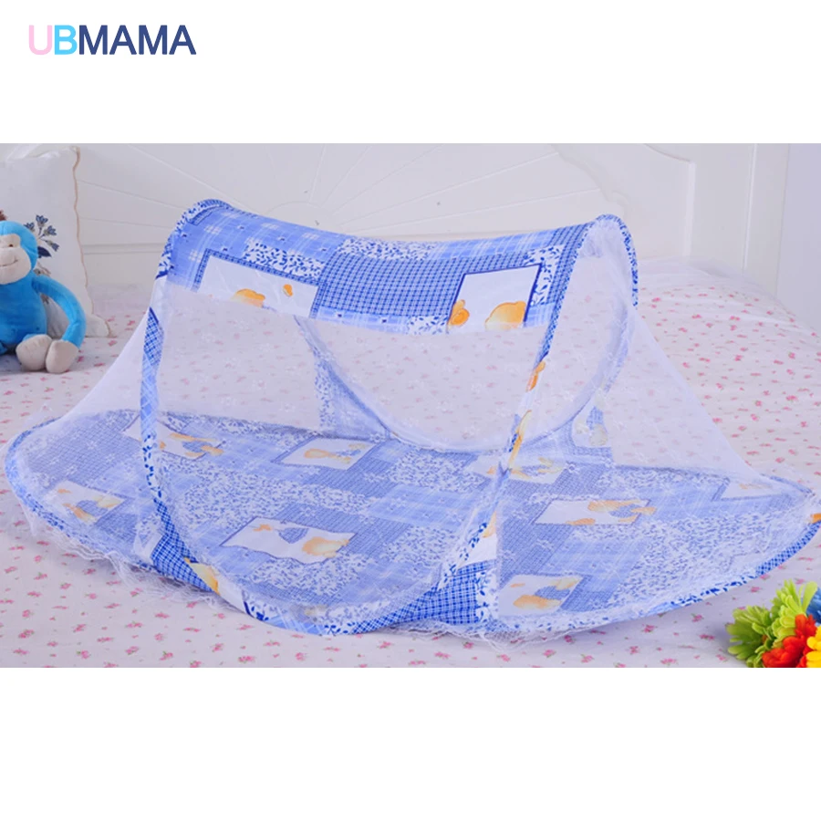Mosquito net portable cotton folding foldable Portable zipper large size Colorful Dusty Boy girl baby with movable crib bed
