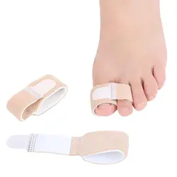 1 PC Ткань Палец выпрямитель Toe вальгусной корректор повязки носком сепаратор шину обертывания