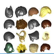 Pçs/lote Decool cabelo capacete militar arma para 4 15 centímetros mini-bonecas MOC lepin SY Pogo figuras blocos de construção de tijolos brinquedos compatível