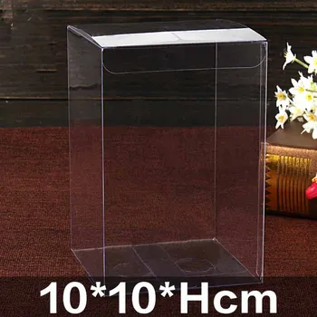 

20pcs/lot 20 Sizes PVC Box Rectangle Clear Gift Display Box Cosmetic Crafts Packaging Box Transparent Plastic PVC Boxes Small