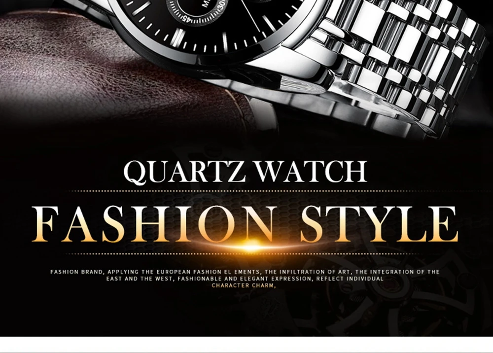 NIBOSI Mens Watches Top Brand Luxury Premium Luxury Fashion Luminous Waterproof Watch High-end Calfskin Pure Steel Strap Blue (15)